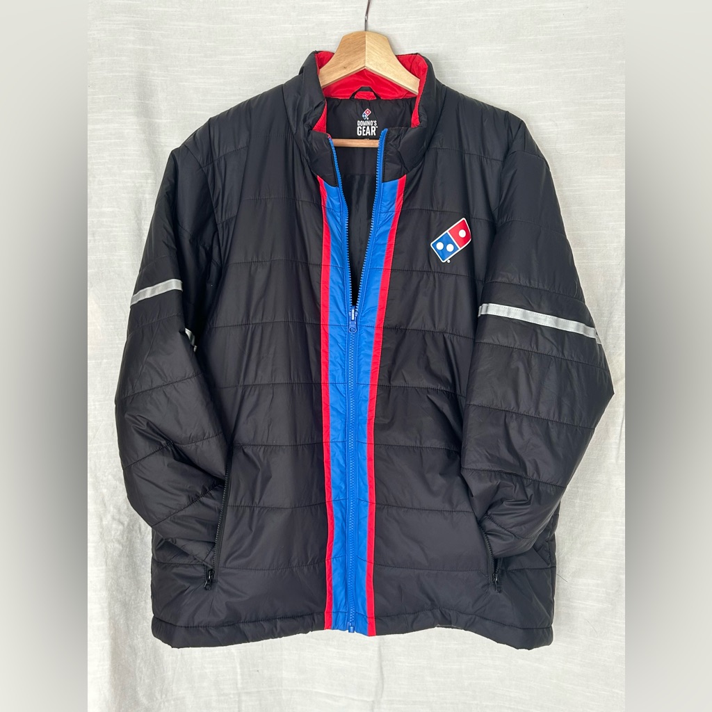 Domino's Pizza Domino Gear Puffer Jacket - Large